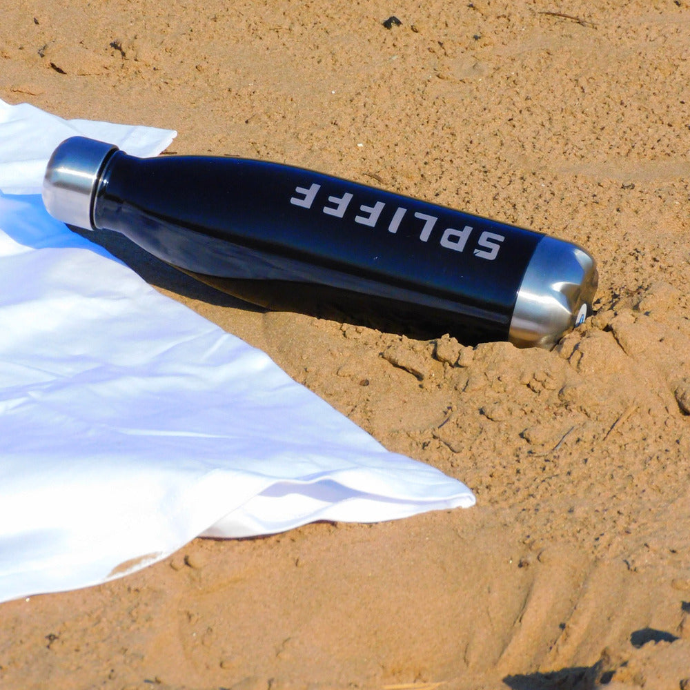 Black SPLIFFF stainless steel stealth water bottle