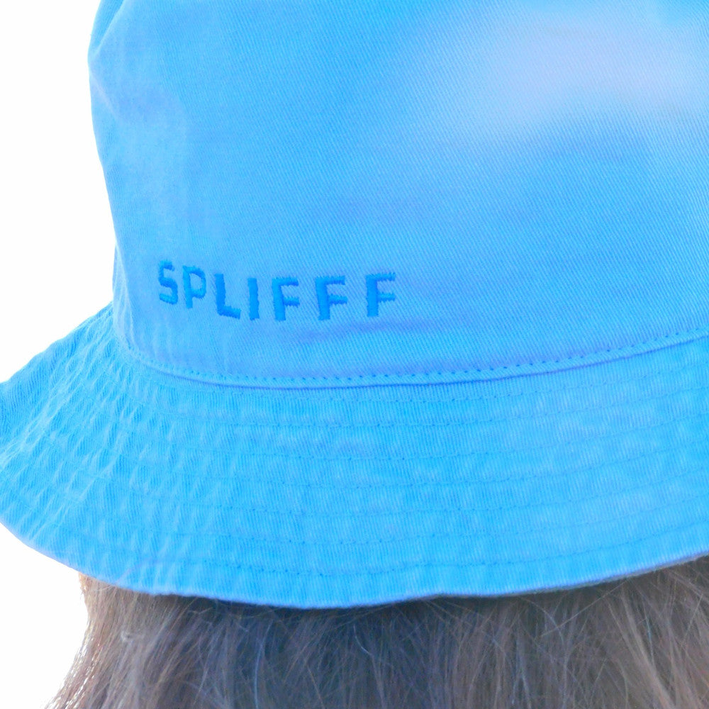 Blue, SPLIFFF Organic bucket hat, Unisex Streetwear Accessory